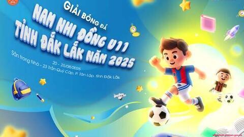 Sông Hinh sẵn sàng tranh tài tại Giải bóng đá Nam nhi đồng tỉnh Đắk Lắk 2025