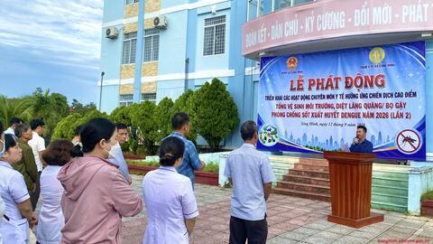 Tăng cường công tác phòng, chống sốt xuất huyết