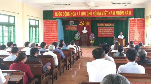 71 học viên tham dự lớp bồi dưỡng công tác Đảng